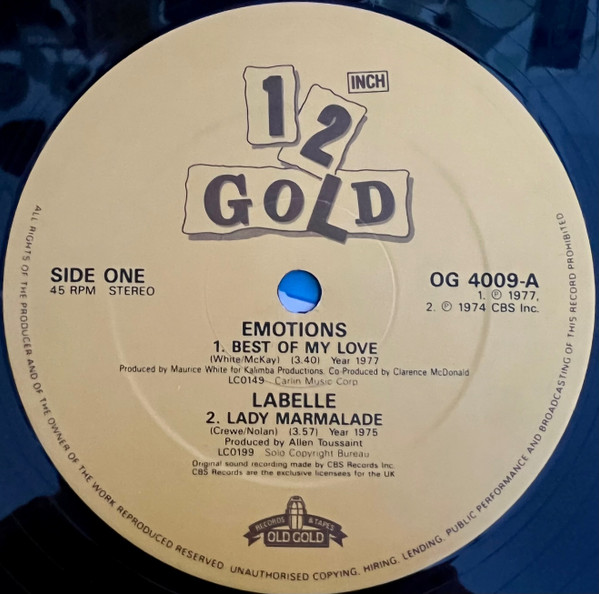 Emotions - Best Of My Love / Lady Marmalade / Disco Lady / Indian Sum image 3