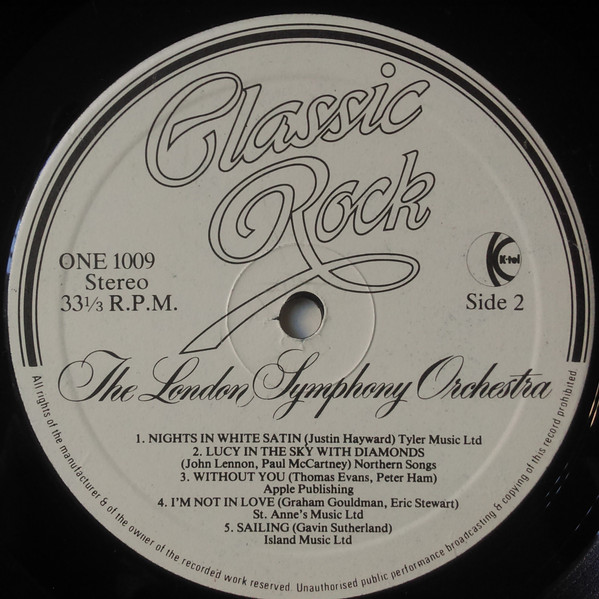 London Symphony Orch - Classic Rock - Used Vinyl Record image 5