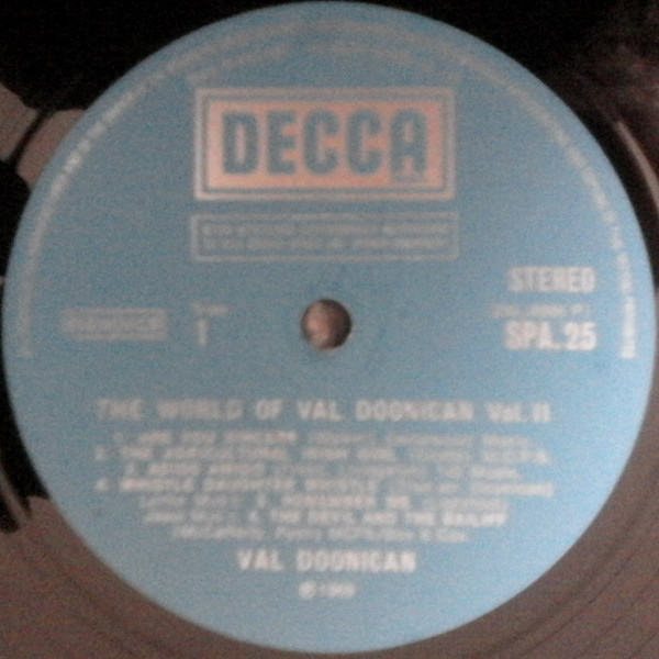 Val Doonican - World Of  Vol II - Used Vinyl Record image 3
