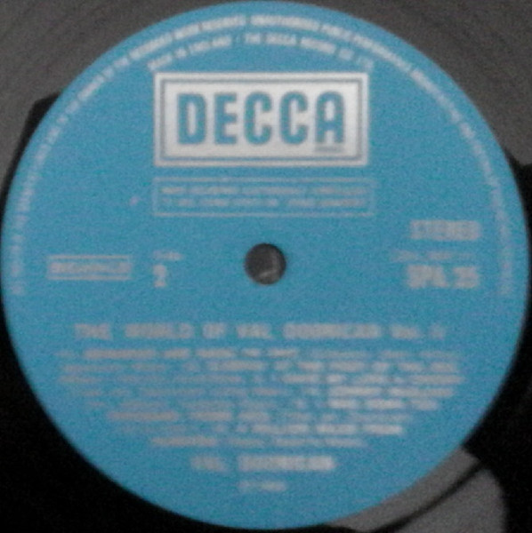 Val Doonican - World Of  Vol II - Used Vinyl Record image 4
