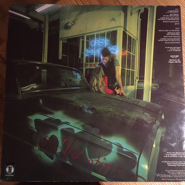 Tom Waits - Blue Valentine - Used Vinyl Record image 2