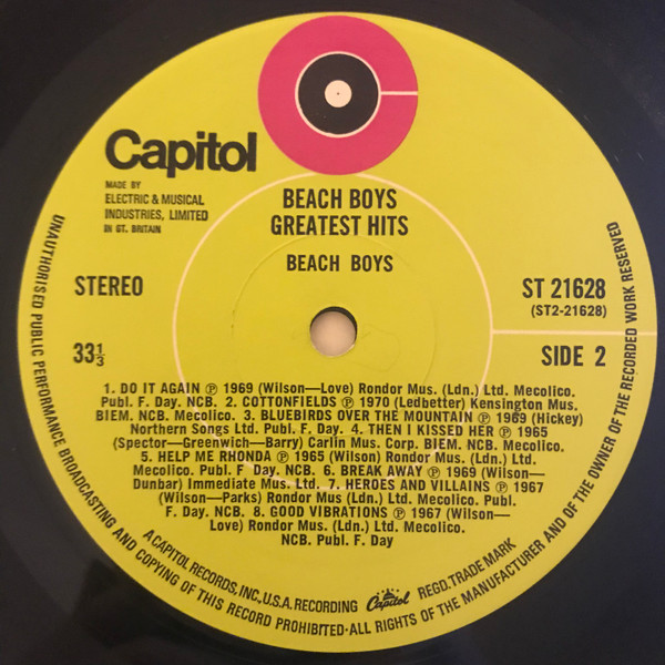 Beach Boys - Greatest Hits - Used Vinyl Record image 4