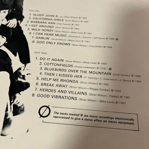 Beach Boys - Greatest Hits - Used Vinyl Record image 8