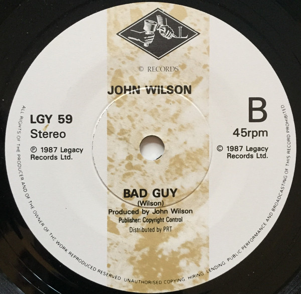 John Wilson - Your Eyes - Used Vinyl Record 7" image 4