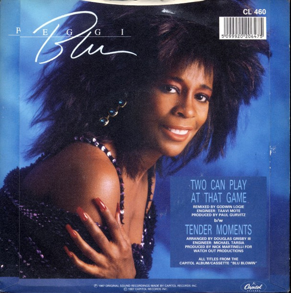 Peggi Blu - Two Can Play At That Game - Used Vinyl Record 7" image 2