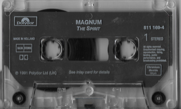 Magnum - Spirit - Used Cassette image 6