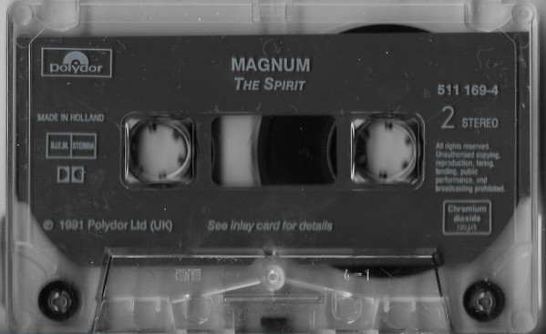Magnum - Spirit - Used Cassette image 7