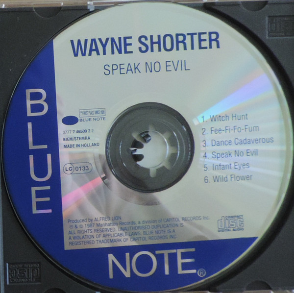 Wayne Shorter - Speak No Evil - Used CD image 3