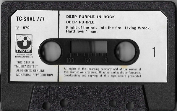 Deep Purple - In Rock - Used Cassette image 5
