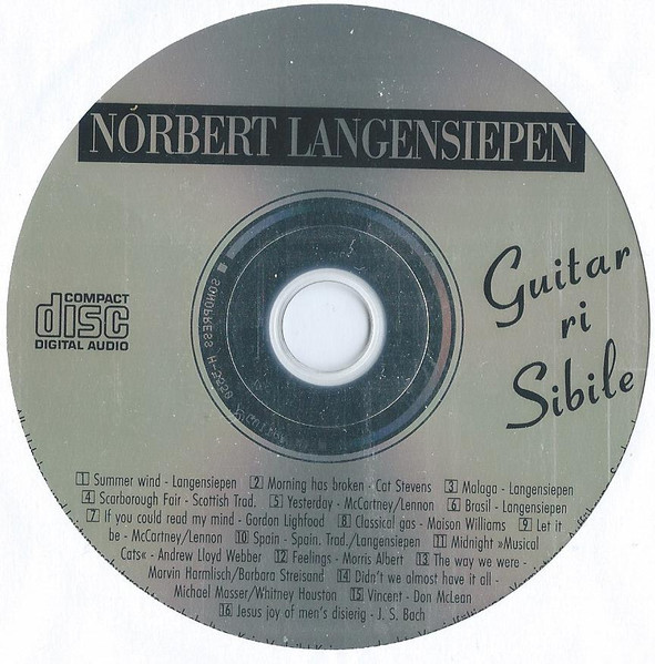 Norbert Langensiepen - Guitar Ri Sibile - Used CD image 3