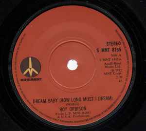 Roy Orbison - Dream Baby / Blue Angel - Used Vinyl Record 45 RPM image 1