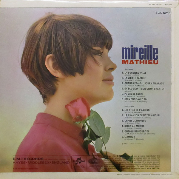 Mireille Mathieu - Used Vinyl Record image 2