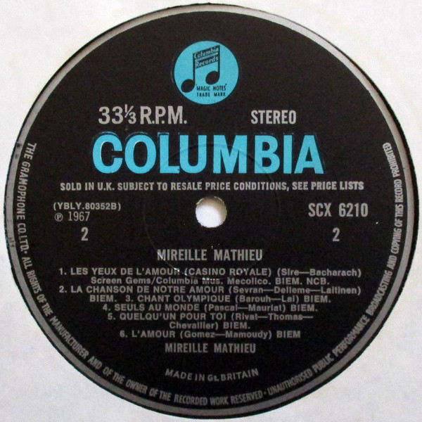 Mireille Mathieu - Used Vinyl Record image 5