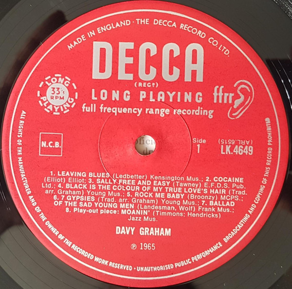 Davy Graham - Folk, Blues & Beyond - Used Vinyl Record image 4