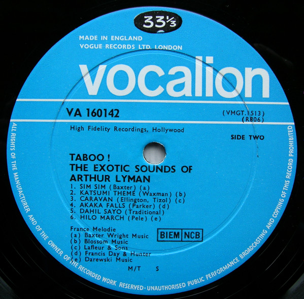 Arthur Lyman - Taboo - Used Vinyl Record image 5