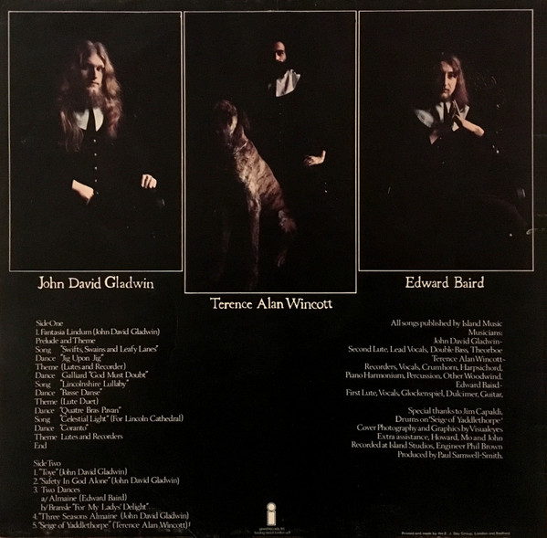 Amazing Blondel - Fantasia Lindum - Used Vinyl Record image 2