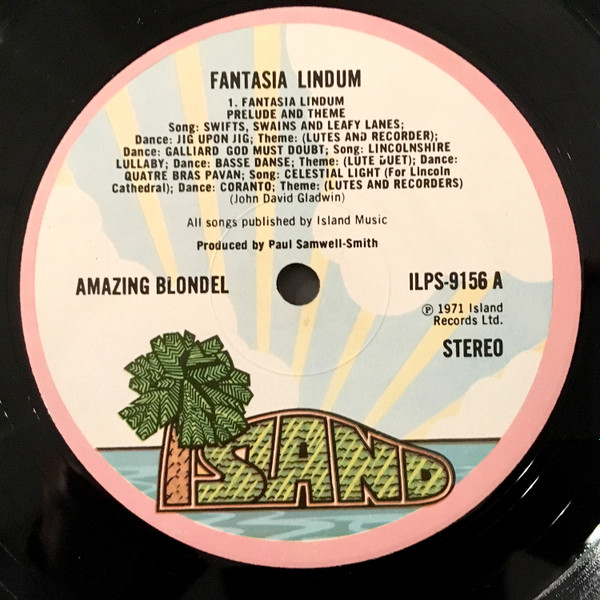 Amazing Blondel - Fantasia Lindum - Used Vinyl Record image 3