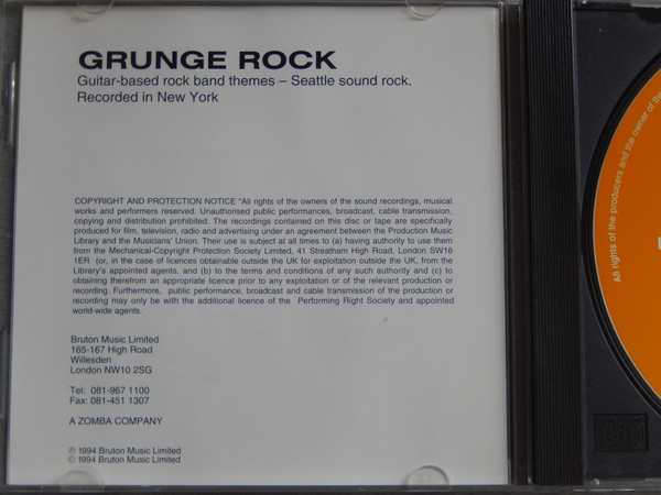 Richard Wilkins - Grunge Rock - Used CD image 2