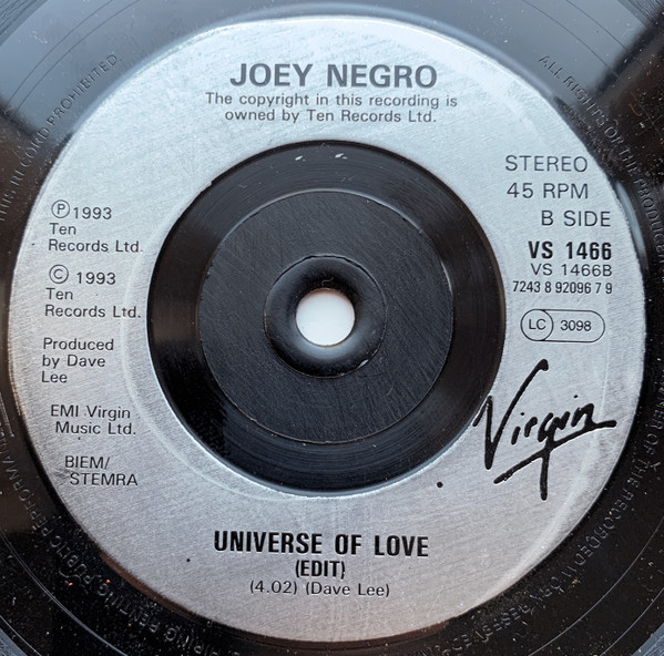 Joey Negro - What Happened To The Music - Used Vinyl Record 7" image 4
