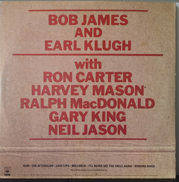 Bob James - One On One - Used Vinyl Record image 4