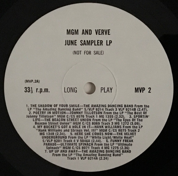 Various - June Sampler - Used Vinyl Record image 3