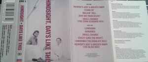 Hindsight - Days Like This - Used Cassette