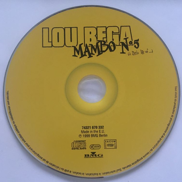 Lou Bega - Mambo N°5 (A Little Bit Of...) - Used CD image 4