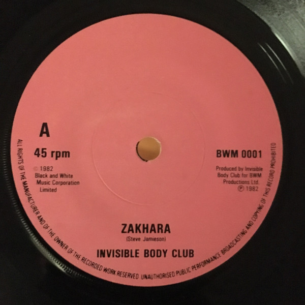 Invisible Body Club - Zakhara - Used Vinyl Record 7" image 3