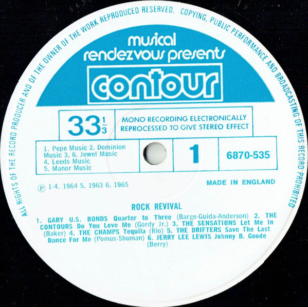Various - Rock Revival - Used Vinyl Record image 3
