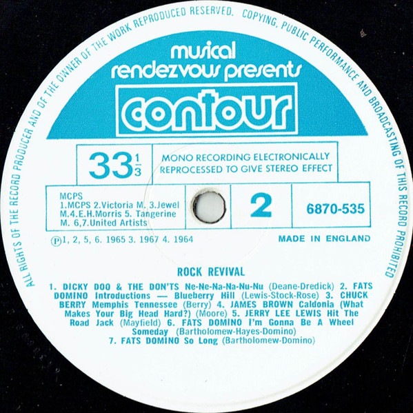 Various - Rock Revival - Used Vinyl Record image 4