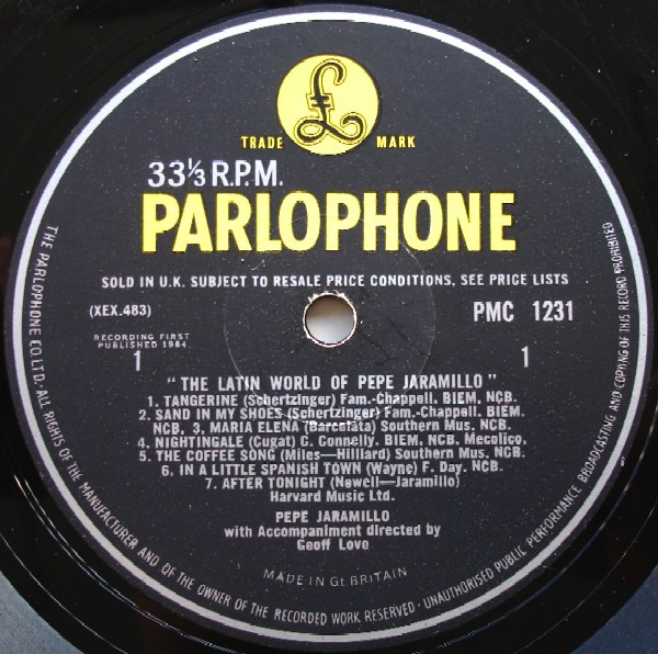 Pepe Jaramillo - Latin World Of - Used Vinyl Record image 3