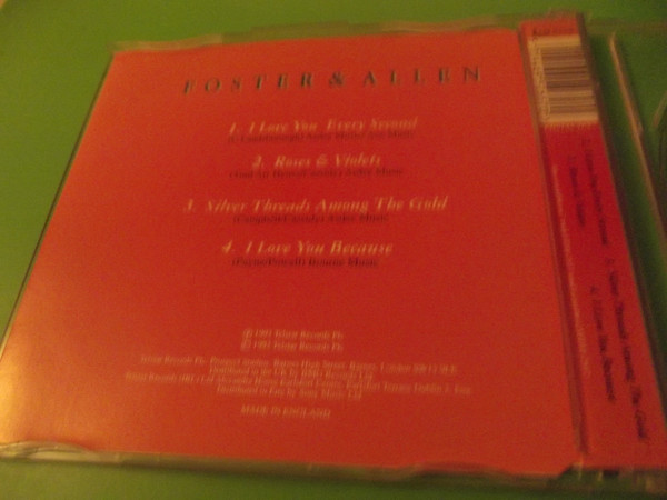 Foster & Allen - I Love You Every Second - Used CD image 2