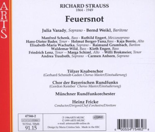 Richard Strauss - Feuersnot - Used CD image 2