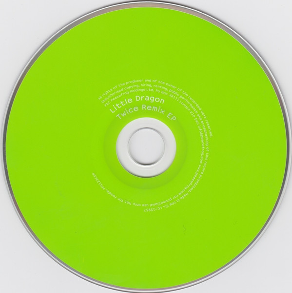 Little Dragon - Twice Remix EP - Used CD image 2