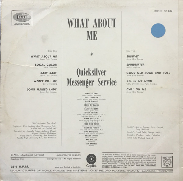 Quicksilver Messenge - What About Me - Used Vinyl Record image 2