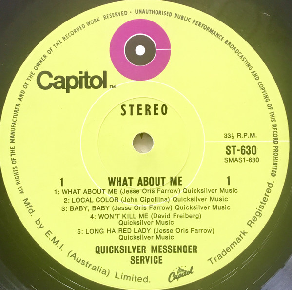 Quicksilver Messenge - What About Me - Used Vinyl Record image 3