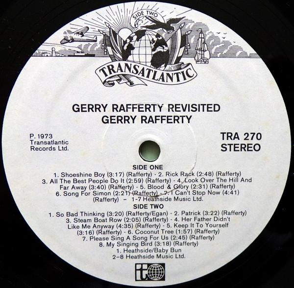 Gerry Rafferty - Revisited - Used Vinyl Record image 4