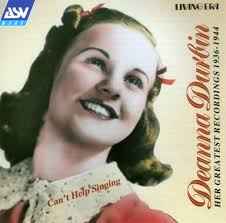 Deanna Durbin - Can't Help Singing - Used CD image 1