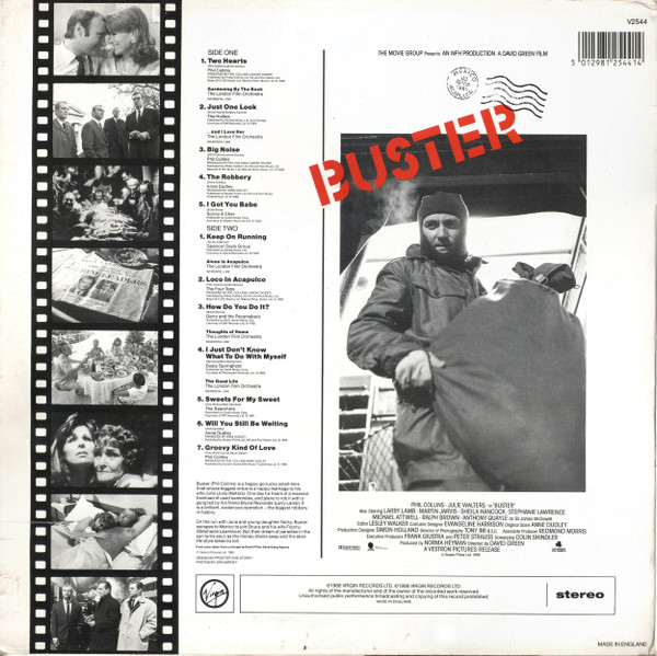 Various - Buster - Original Motion Picture Soundtrack - Used Vinyl Reco image 2