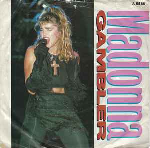 Madonna - Gambler - Used Vinyl Record 7" image 1