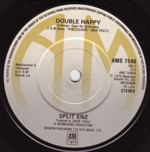 Split Enz - I Got You - Used Vinyl Record 7" image 4