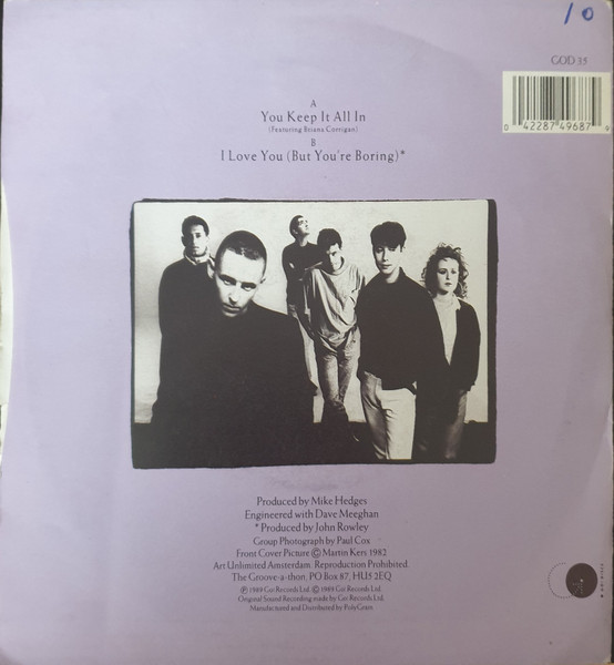 Beautiful South - You Keep It All In - Used Vinyl Record 7" image 2