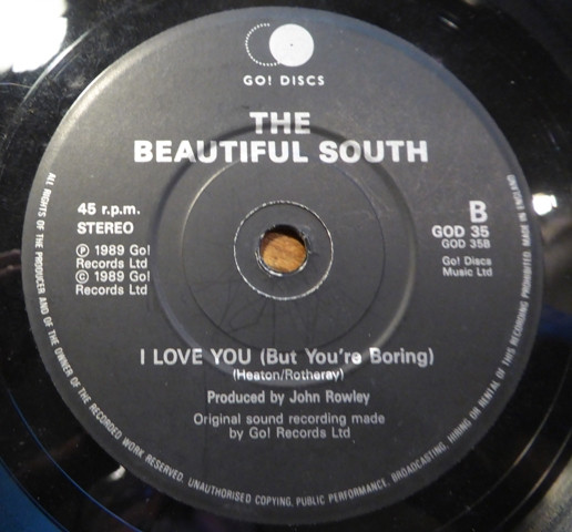 Beautiful South - You Keep It All In - Used Vinyl Record 7" image 4
