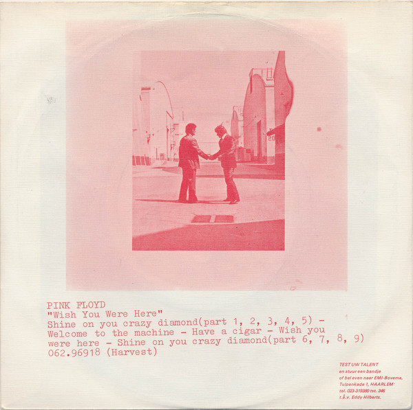 Pink Floyd - Have A Cigar - Used Vinyl Record 7" image 2
