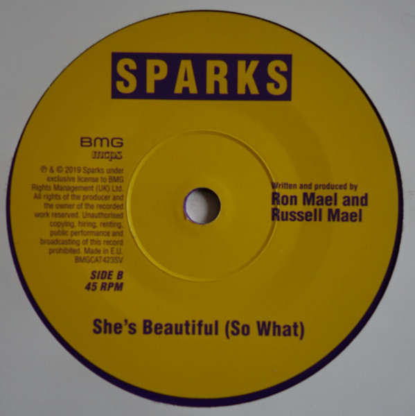 Sparks - Let's Go Surfing - Vinyl Record 7" image 6