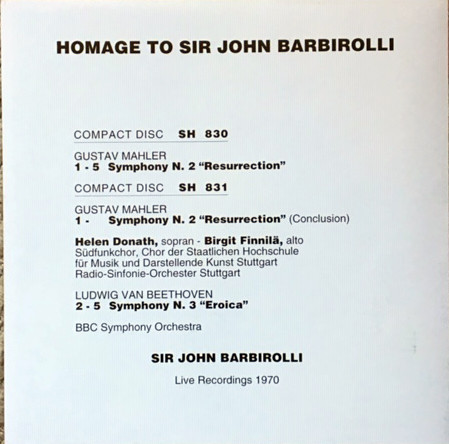 Sir John Barbirolli - Homage To : Beethoven Symphony No. 3 "Eroica"/ image 5