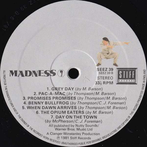 Madness - 7 - Used Vinyl Record image 4