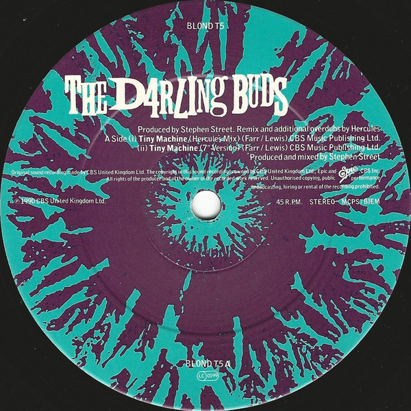Darling Buds - Tiny Machine - Used Vinyl Record 12" image 3
