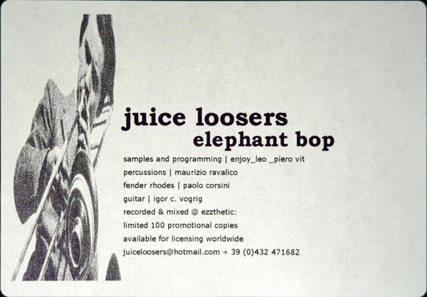 Juice Loosers - Elephant Bop - Used Vinyl Record 12" image 2
