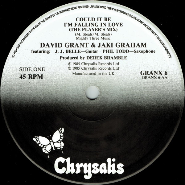 David Grant - Could It Be I'm Falling In Love (Extended Version) - Us image 3